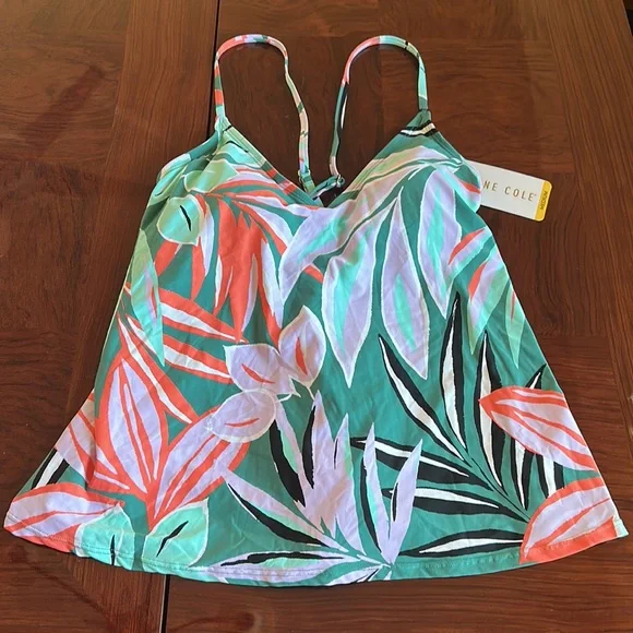 Anne Cole *NWT*  Women's Limited Edition Triangle Tankini UPF 50 - Picture 3 of 4